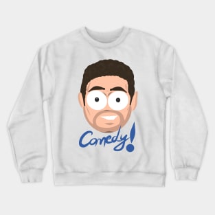 If Mark Normand Was a South Park Character (White) Crewneck Sweatshirt